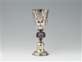 An Augsburg silver gilt gadrooned chalice - image-1
