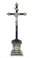 A silver-inlaid ebony crucifix - image-4