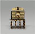A rare Central American cabinet on stand - image-1