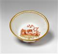 A Meissen Boettger porcelain bowl decorated with wild animals by an Augsburg "hausmaler" - image-2