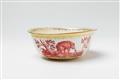 A Meissen Boettger porcelain bowl decorated with wild animals by an Augsburg "hausmaler" - image-5
