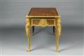 A mid-19th century Louis XIV style marquetry bureau plat - image-3