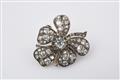 A silver, gold, and diamond brooch - image-1