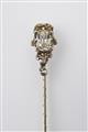 A 14k gold and diamond tie pin - image-1