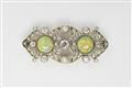 A Belle Epoque platinum and opal brooch - image-1