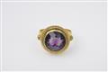 A 14k gold and amethyst ring - image-1