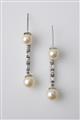 Paar Ohrgehänge mit Perlen - image-1