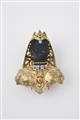 An 18k gold and ruby Moretto clip - image-1