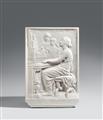 Balthasar Schmitt - A Carrara marble relief of Saint Cecilia - image-1
