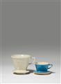 Two cup-shaped Melitta porcelain coffee filters - image-1