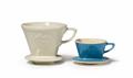 Two cup-shaped Melitta porcelain coffee filters - image-2