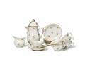 A Hungarian porcelain coffee service with floral decor - image-2