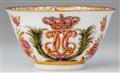 A Meissen porcelain tea bowl with the coat-of-arms of King Christian VI of Denmark - image-4