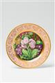 A Berlin KPM porcelain plate with auricula flower decor - image-1