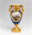 A Berlin KPM porcelain vase with a view of Berlin Palace - image-1