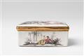 An enamel snuff box with courtship scenes - image-3