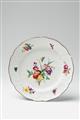 Two Berlin KPM porcelain dinner plates with naturalistic flowers and insects - image-1