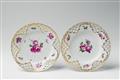 Two plates from a dessert service gifted to the Princess of Orange by Frederick II - image-1