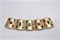An 18k rose gold and coloured stone bracelet - image-2