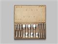 An Augsburg Rococo silver cutlery set - image-1