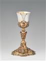 A Venetian silver gilt communion chalice - image-1