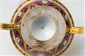 A Sèvres porcelain bowl with faux cameo decor - image-2