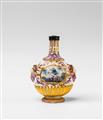An early Meissen porcelain bottle with merchant navy scenes - image-1