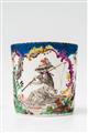 A rare Meissen porcelain cup with a monkey - image-2