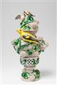 A pair of Meissen porcelain snowball flower vases with birds - image-3