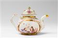 A Meissen porcelain teapot with a KPM mark - image-2