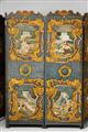 A German painted folding screen - image-3