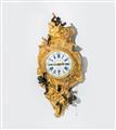 A Louis XV period ormolu cartel clock - image-1