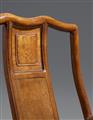 A pair of huanghuali high back armchairs. 18th century - image-2