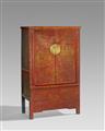 Großer Schriftrollenschrank. Holz, lackiert. Qing-Zeit - image-1