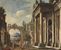 Italian School 18th century - Two Architectural Capriccios - image-2