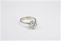 A 14k gold diamond solitaire ring - image-2