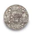 An important Charles II London silver tazza - image-3