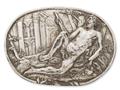 An important Charles II London silver tazza - image-8