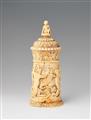 A carved ivory tankard with sea gods - image-5