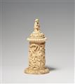 A carved ivory tankard with Neptune and Amphitrite - image-4
