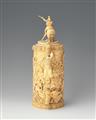 Elfenbein-Deckelhumpen mit antiker Kriegsszene - image-2