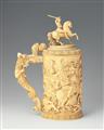 A German ivory tankard with a battle scene - image-4