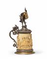 A gilt silver-mounted ivory tankard with the triumph of Emperor Leopold I - image-3