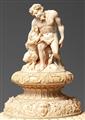 A monumental ivory tankard with a drunken Silenus - image-5