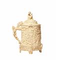 An ivory tankard with a stag hunt - image-3