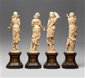 An important suite of four ivory figures representing the four seasons - image-2