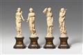 An important suite of four ivory figures representing the four seasons - image-1