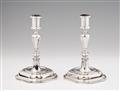 A pair of Düsseldorf silver candlesticks - image-1