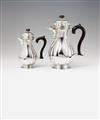 A rare pair of Düsseldorf silver pitchers - image-1