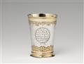 An Augsburg parcel-gilt silver baptism cup - image-1